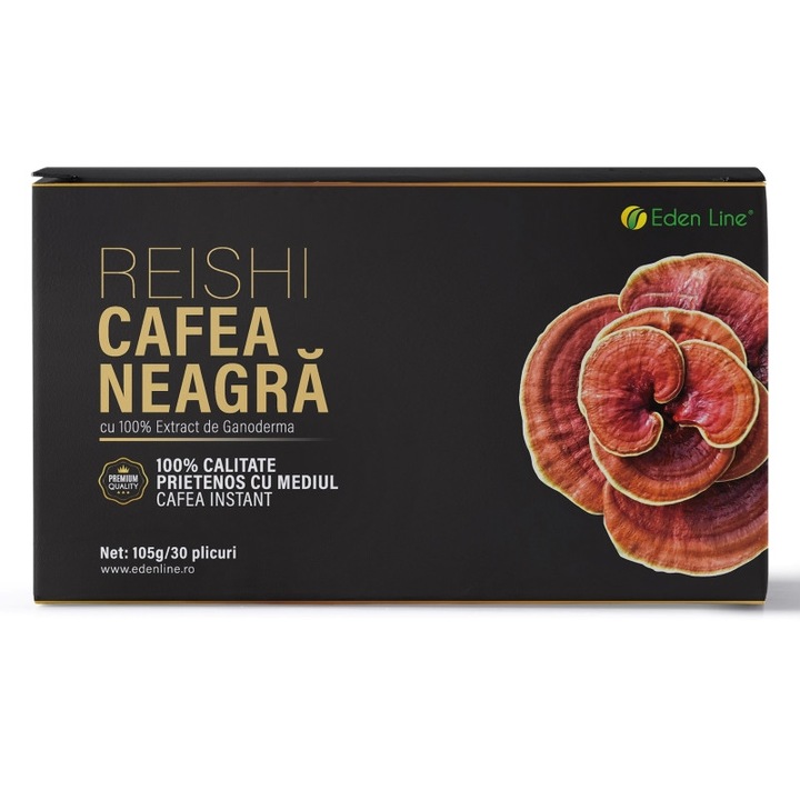 Cafea neagra cu Ganoderma 105gr