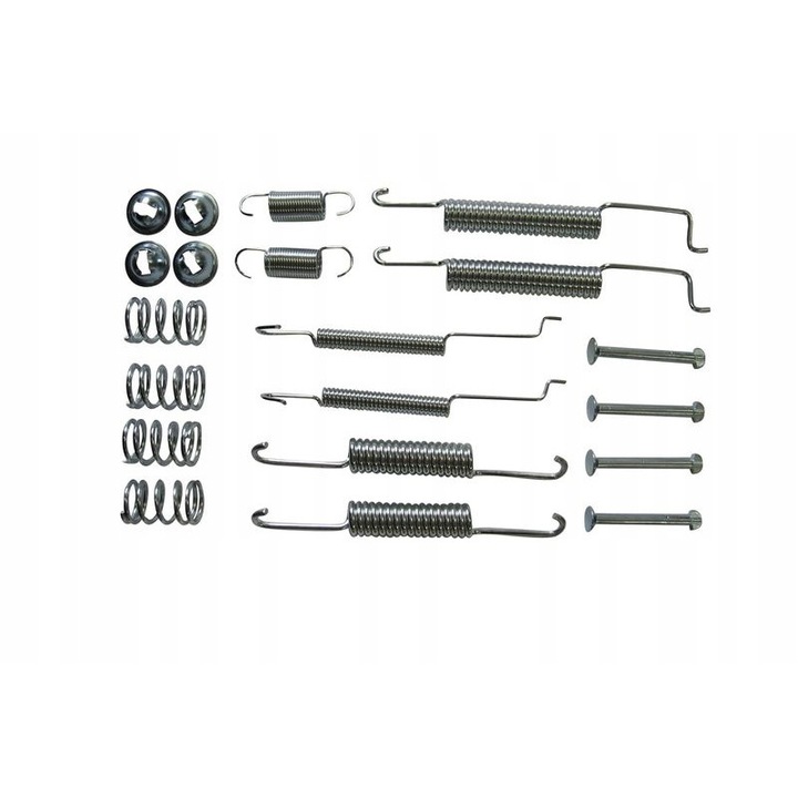 Kit de instalare saboti frana 53672, AIC, Argintiu