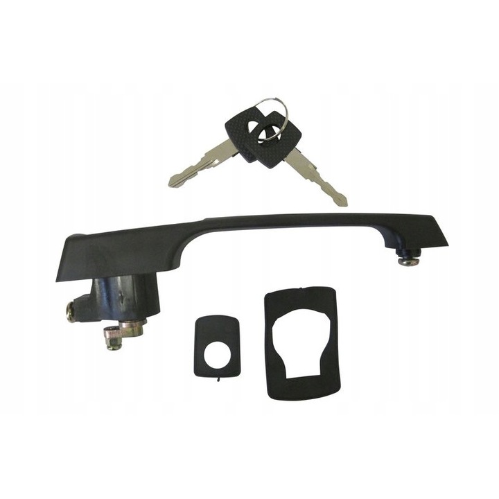 Autó kilincs 54378, AIC, fekete/ezüst