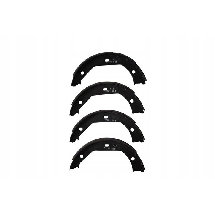 Féktartozék készlet 54830, AIC, Fekete