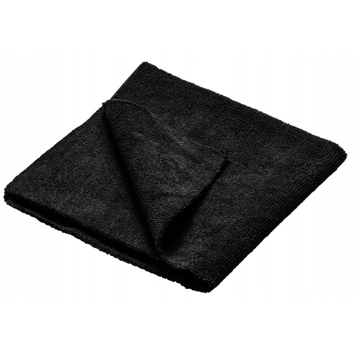 Laveta auto, Moje Auto Detailer, Microfibra, Negru, 40 x 40 cm