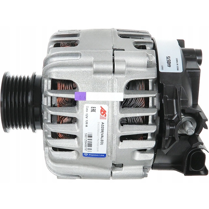 Generátor, AS-PL, A3259, VALEO, ezüst