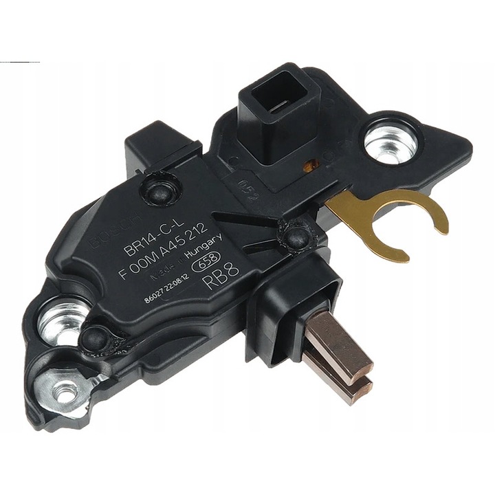 Feszültségszabályozó ARE0085(BOSCH), AS-PL, Fém, Fekete