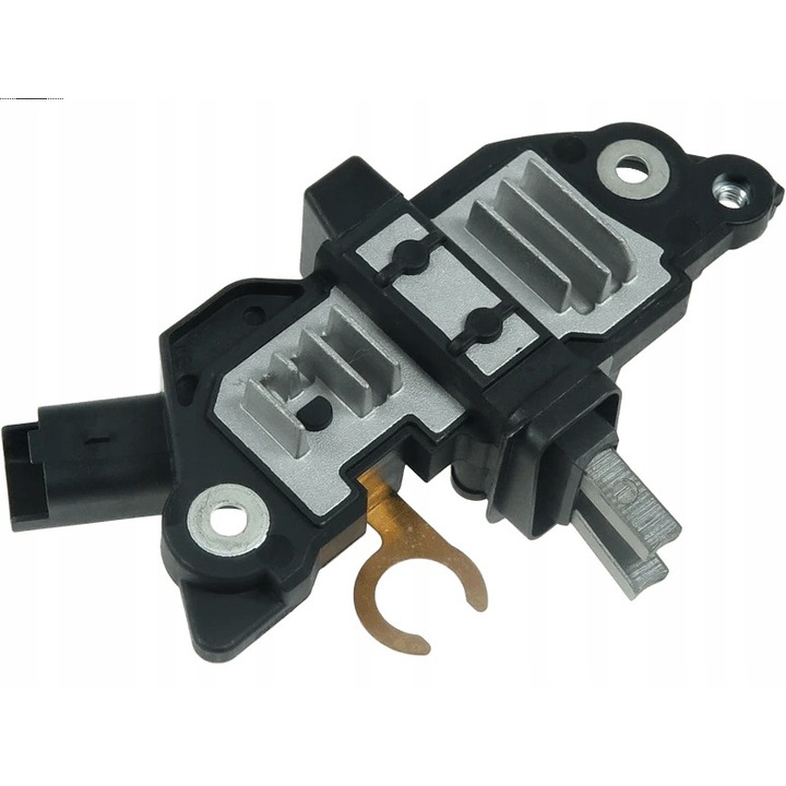 Feszültségszabályozó ARE0162, AS-PL, fém, fekete