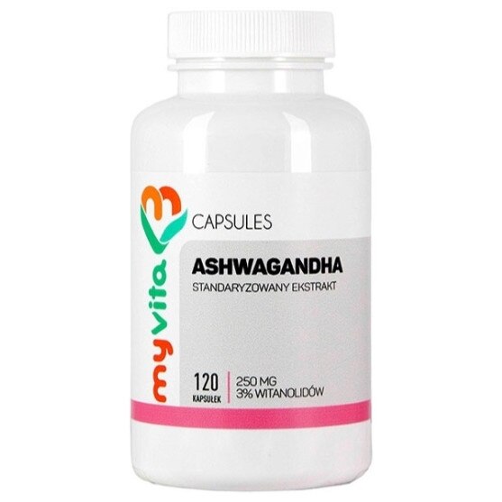 Extract de Ashwagandha, MyVita, 120 capsule - eMAG.ro