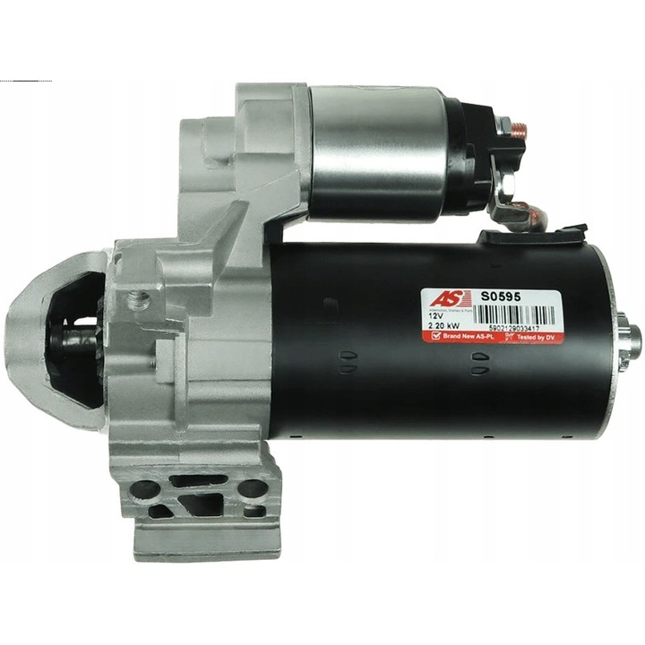 Indító S0595, AS-PL, fém, fekete