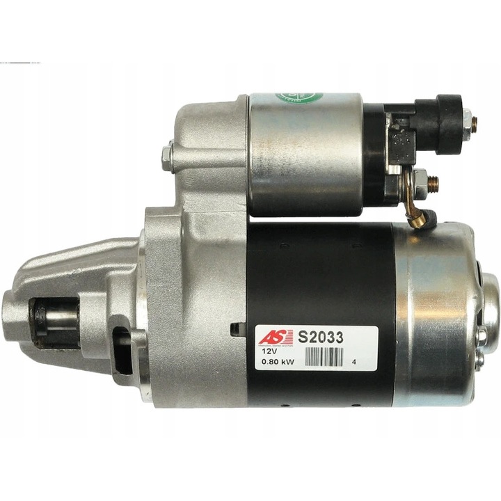 Indító S2033, AS-PL, fém, fekete