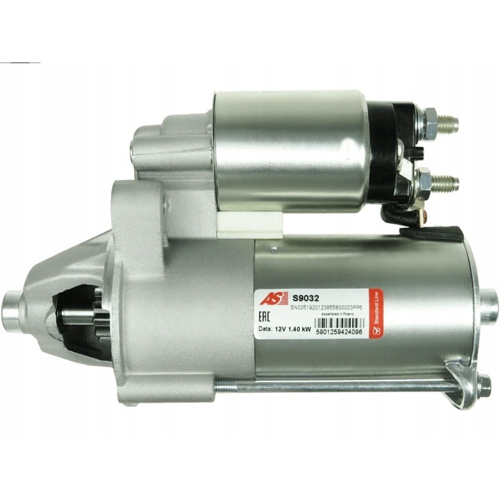 Autó motorindító, AS-PL, S9032, Ezüst