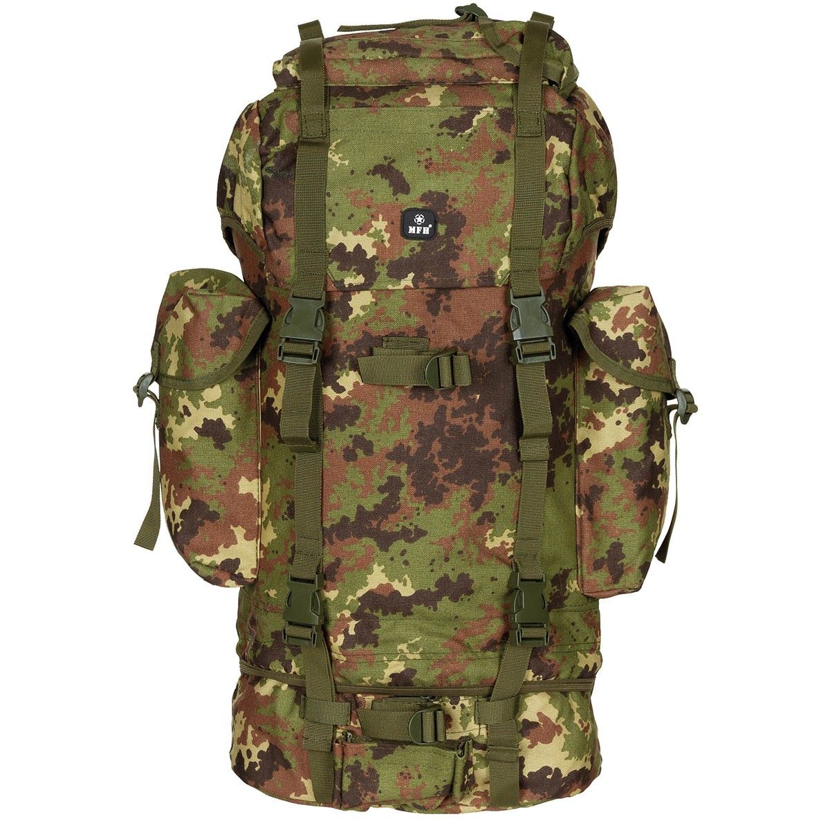 MFH military BW camo combat 65L backpack federal armed forced tactical bag NEW