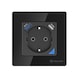 Priza de perete cu WiFi AlecoAir G40 Black, Control vocal asistenti digitali, USB-A, USB-C, Programare din aplicatie, Monitorizare consum