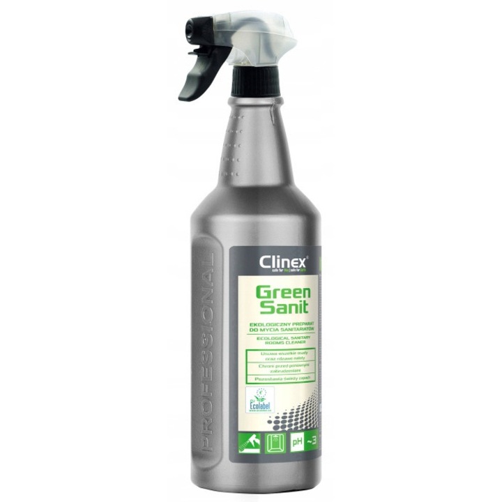 Clinex WC tisztító, Green Sanit, 1L
