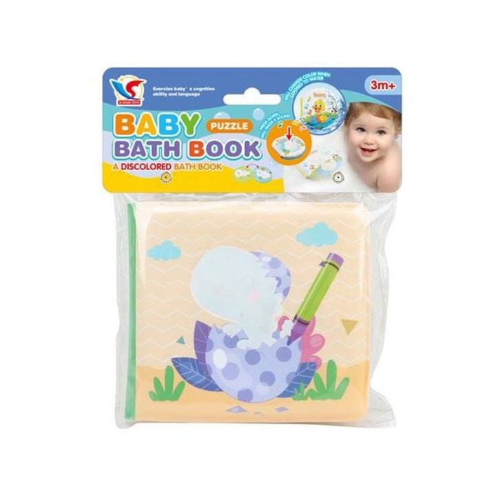 Magic Toys Puha vízálló dinoszauruszok bébikönyv