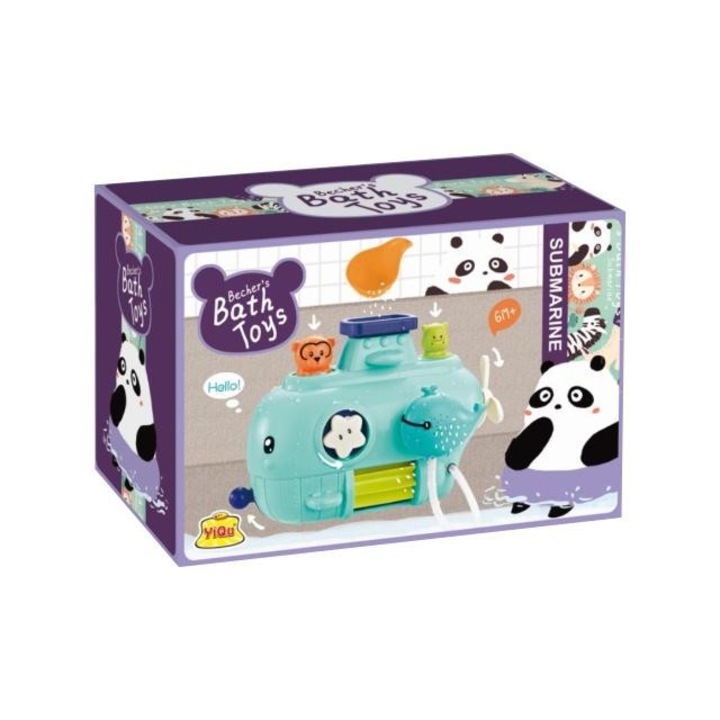 Magic Toys Spriccelő bálna tengeralattjáró fürdőjáték