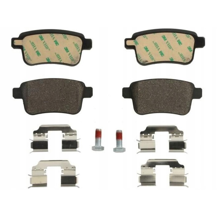 Fékbetét készlet, Breck, 24692 00 701 00, Többszínű