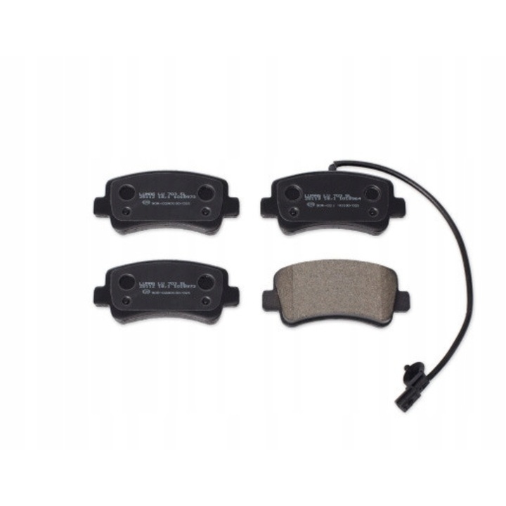 Fékbetétek, BRECK, 25112 00 703 10, Fekete