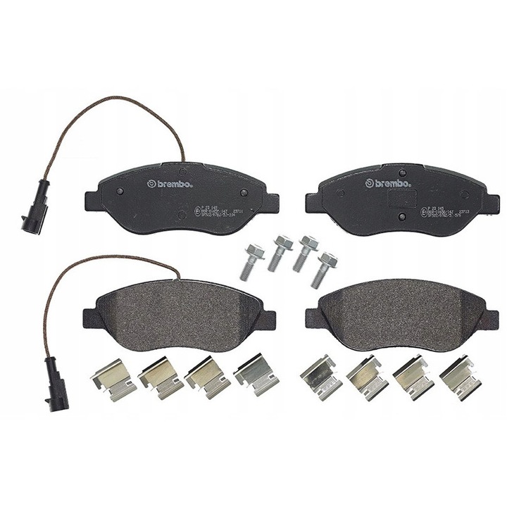 4db fékbetét készlet, BREMBO, P 23 145, fekete