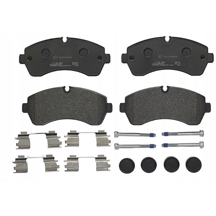 4db fékbetét készlet, BREMBO, P 50 059, fekete