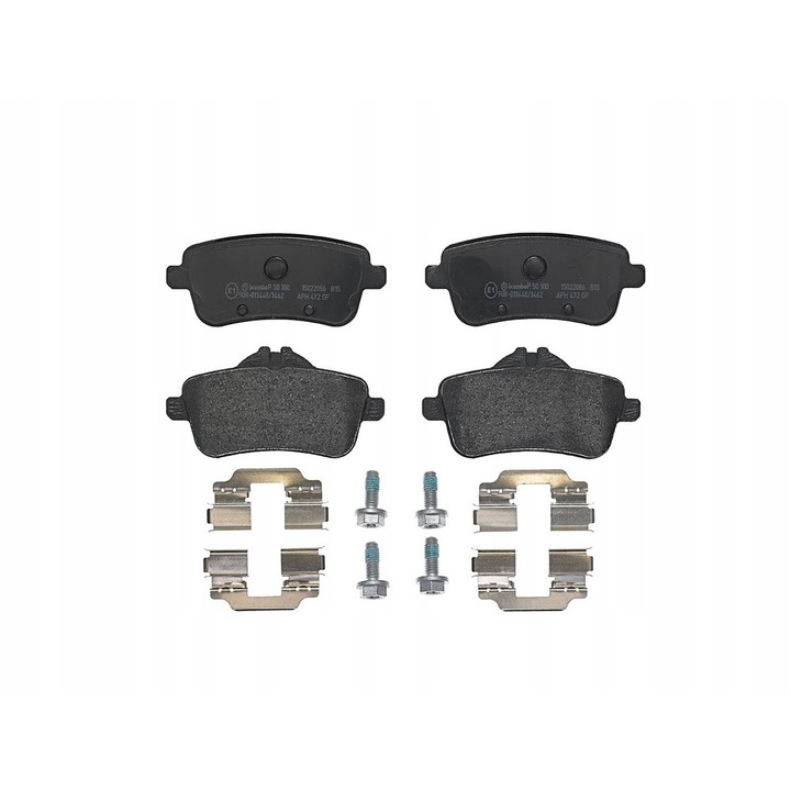 2db fékbetét készlet, Brembo, P 50 100, Multicolor
