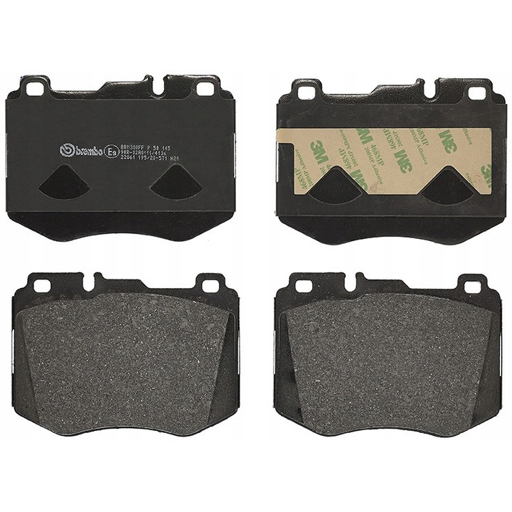 2db fékbetét készlet, Brembo, P 50 145, Multicolor