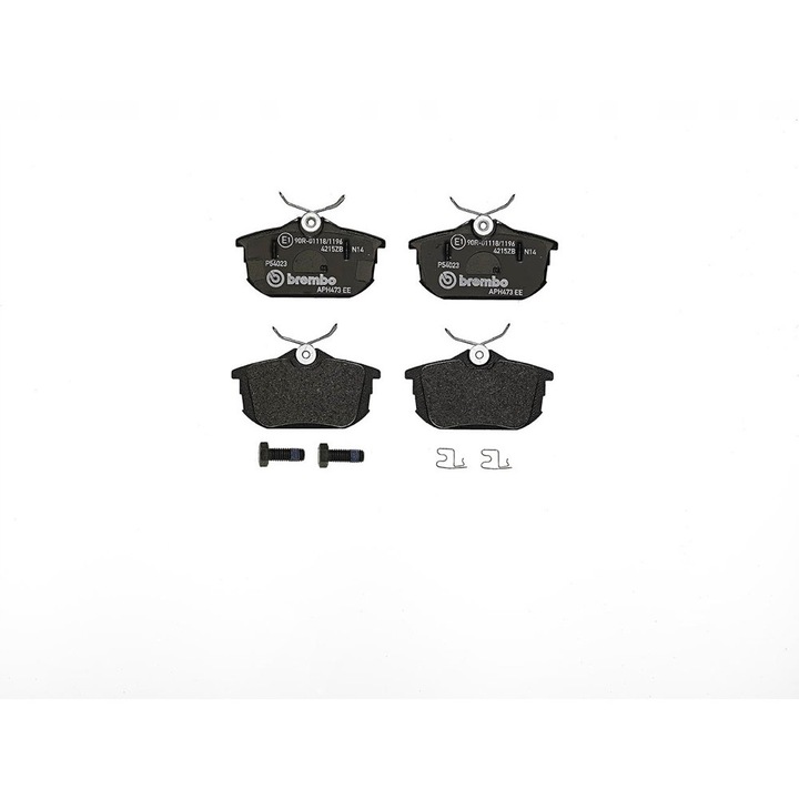2db fékbetét készlet, Brembo, P 54 023, Multicolor