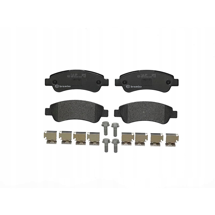 2db fékbetét készlet, Brembo, P 61 091, Multicolor