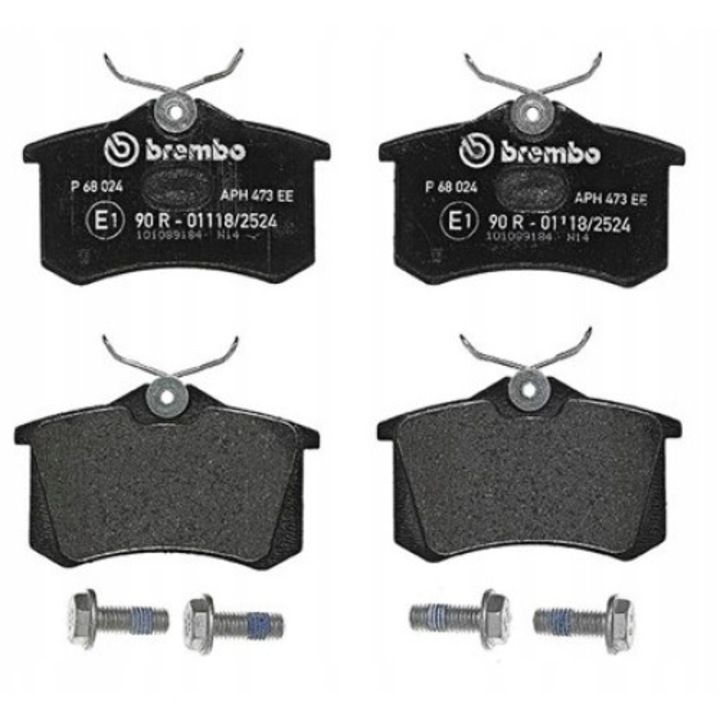 Fékbetét készlet, Brembo, P 68 024, Multicolor