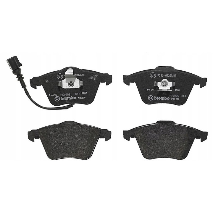 Fékbetét készlet, Brembo, P 85 079, Multicolor