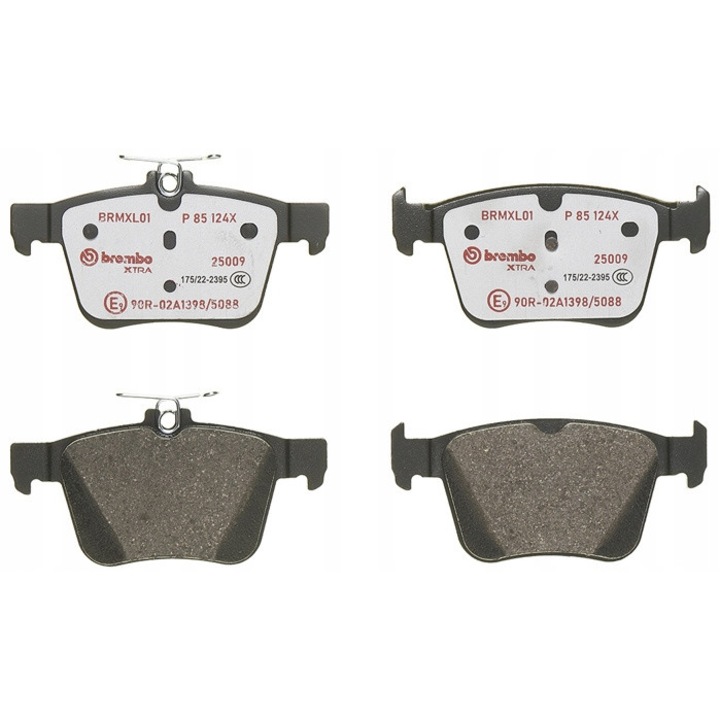 Fékbetét készlet, Brembo, P 85 124X, Többszínű