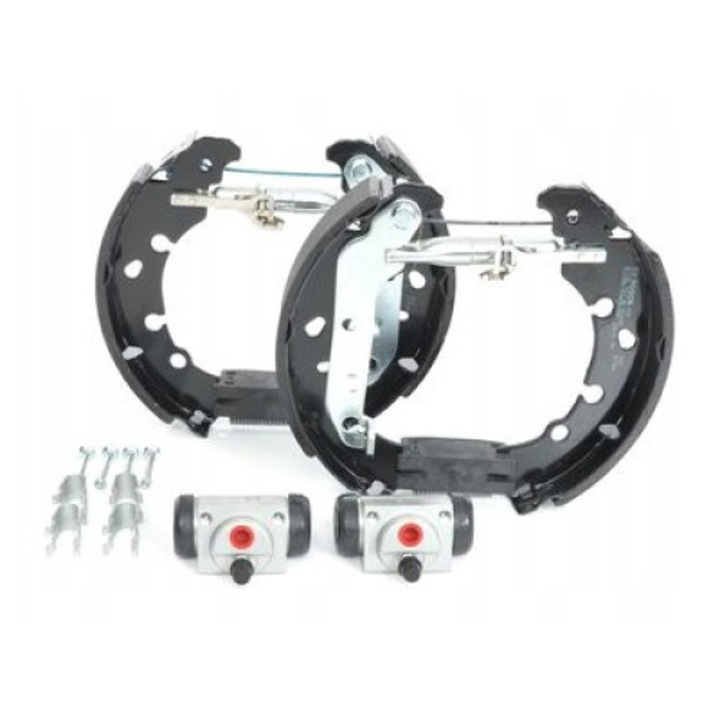 Fékpofa készlet, Bosch, 0 204 114 625, szürke/fekete