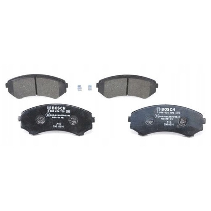 Fékbetétek, Bosch, fém, standard, 0 986 424 709