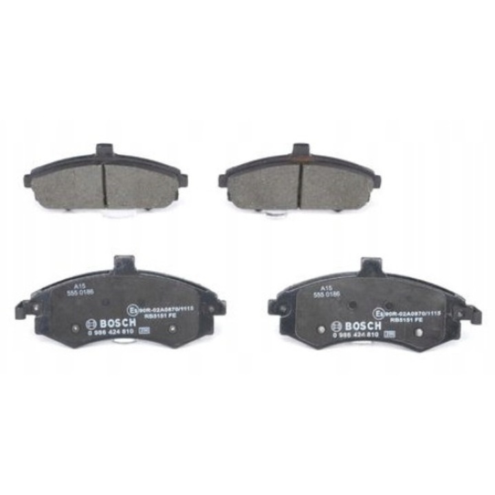 Fékbetétek, Bosch, fém, 0 986 424 810