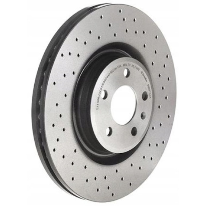 2db féktárcsa készlet 09.B970.1X, BREMBO, ezüst