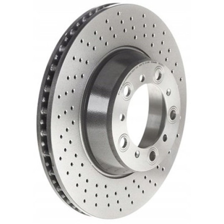 Комплект 2 спирачни диска, Brembo, 09.C878.11, Silver