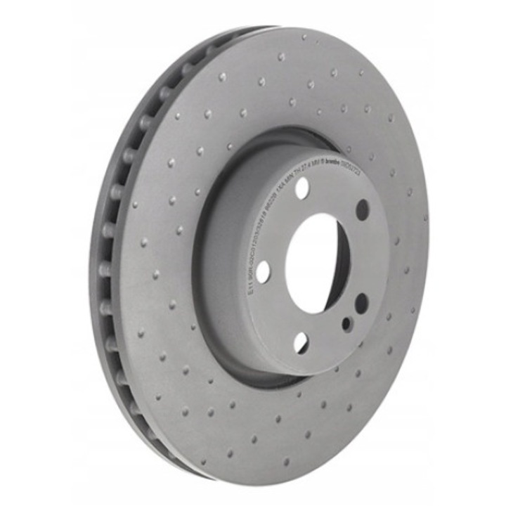 2db féktárcsa készlet, Brembo, 09.D527.23, ezüst