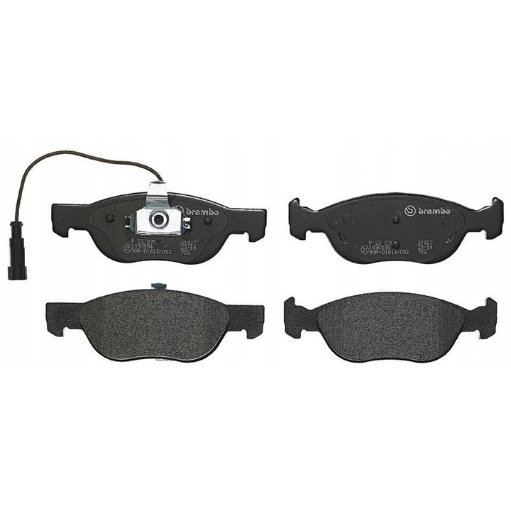 4db fékbetét készlet, BREMBO, P 23 070, fekete