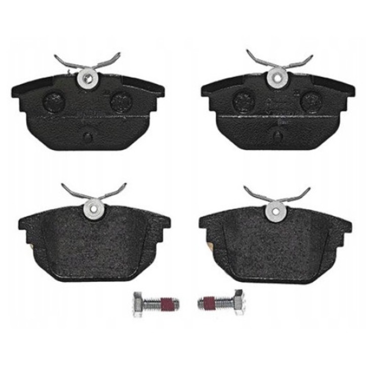 4db fékbetét készlet, BREMBO, P 23 026, fekete