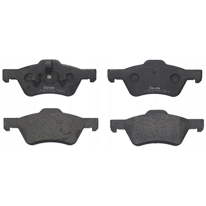 4db fékbetét készlet, BREMBO, P 24 159, fekete