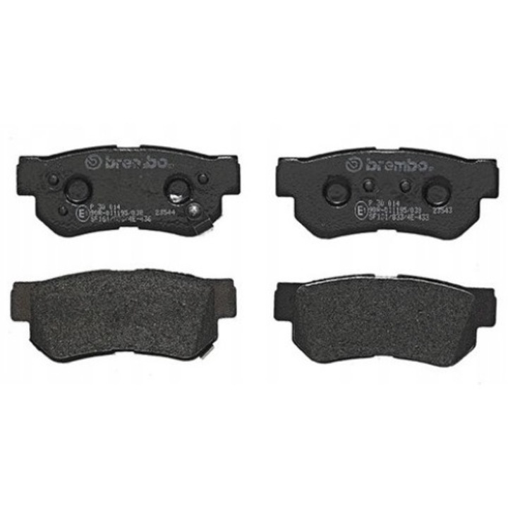 4db fékbetét készlet, BREMBO, P 30 014, fekete