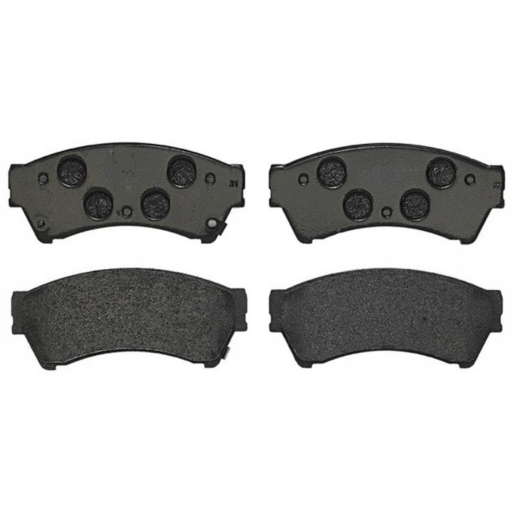 4db fékbetét készlet, BREMBO, P 49 039, fekete