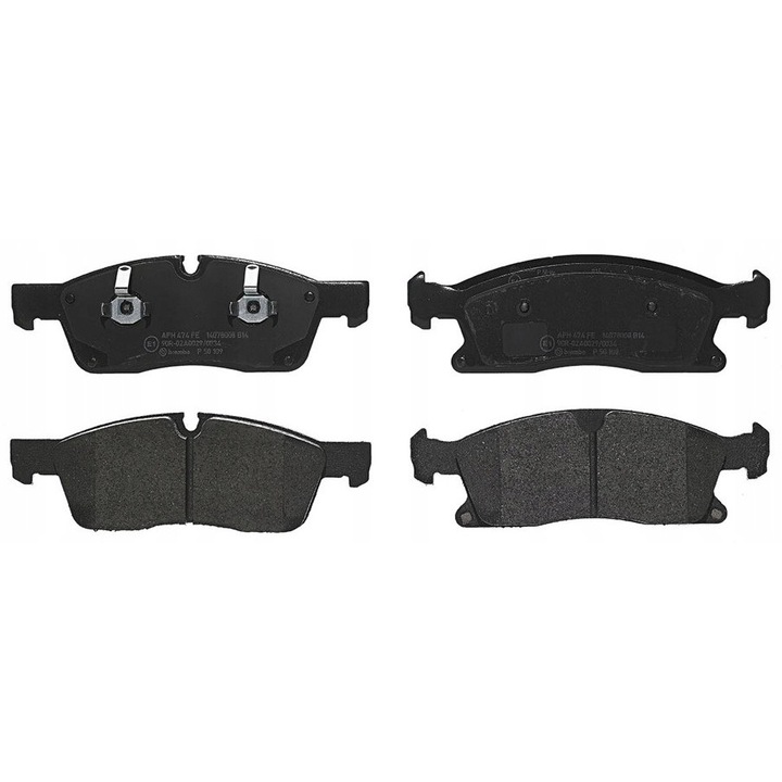 2db fékbetét készlet, Brembo, P 50 109, Multicolor