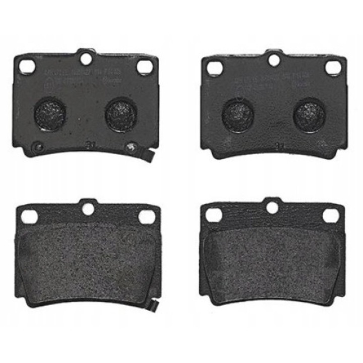 2db fékbetét készlet, Brembo, P 54 026, Multicolor