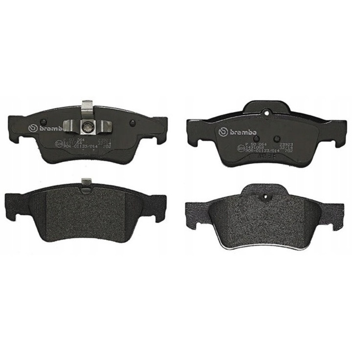 2db fékbetét készlet, Brembo, P 50 064, Multicolor