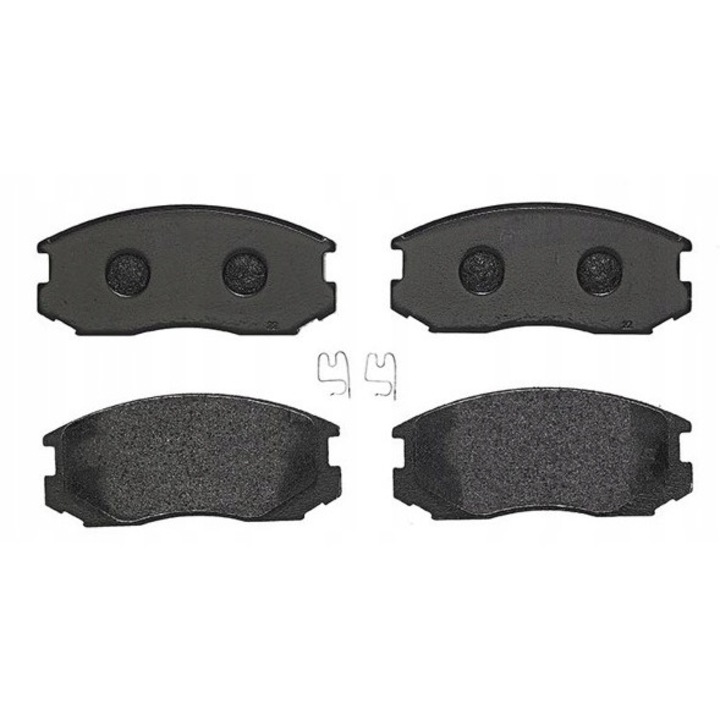 2db fékbetét készlet, Brembo, P 54 015, többszínű