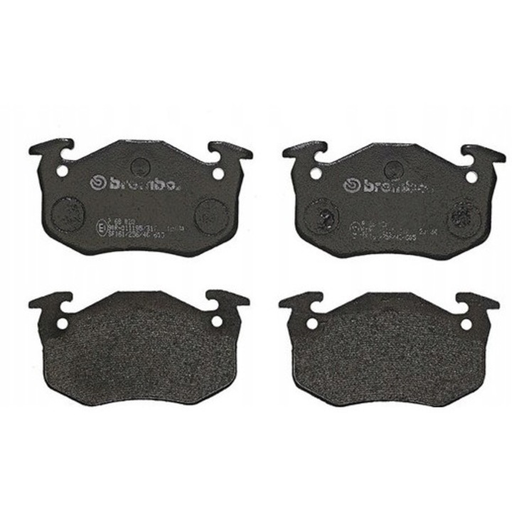 Fékbetét készlet, Brembo, P 68 020, Multicolor