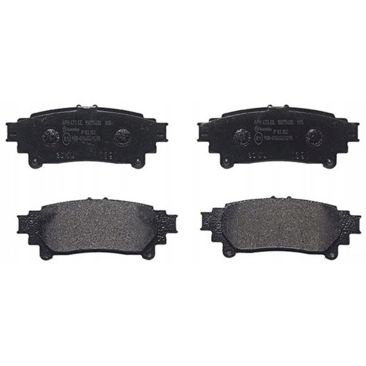 Fékbetét készlet, Brembo, P 83 152, Multicolor