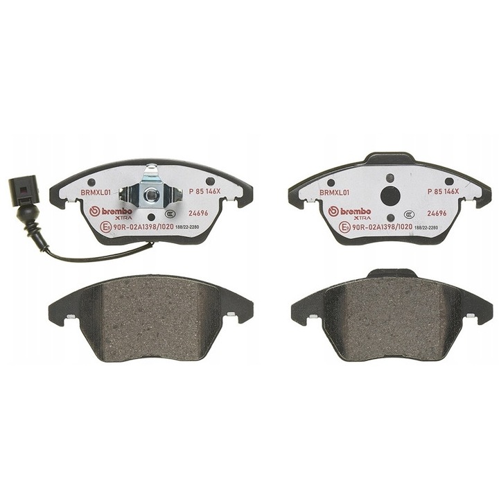 Fékbetét készlet, Brembo, P 85 146X, Többszínű