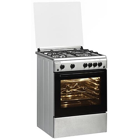 Aragaz Arctic AG 6612DTTLX, 4 arzatoare, grill, rotisor, timer, aprindere electrica, Inox