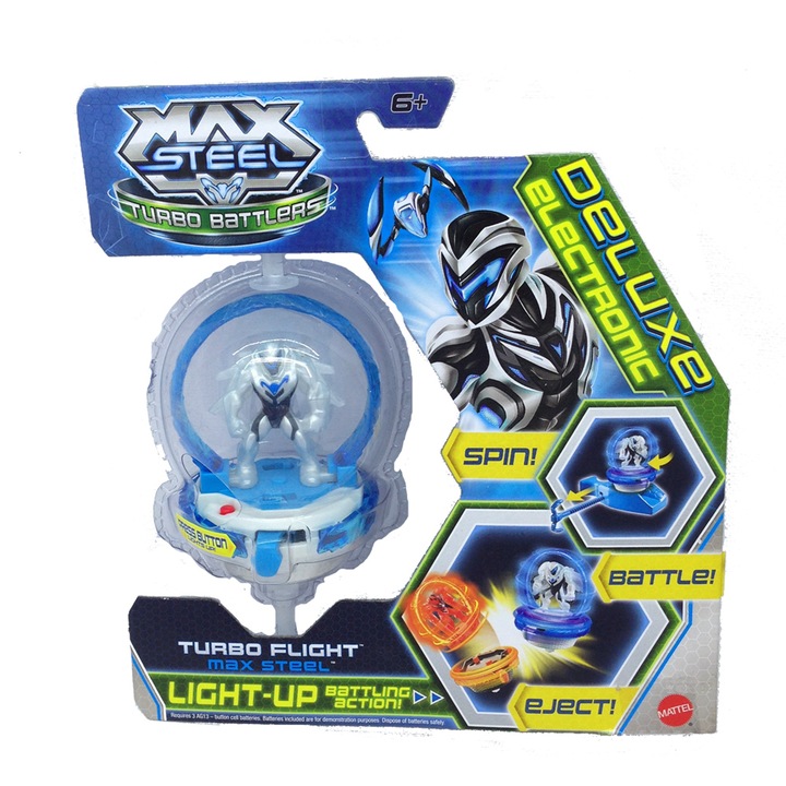 Max Steel Turbo Battlers Deluxe Turbo Flight 13990 3-32 figura készlet, Glowing