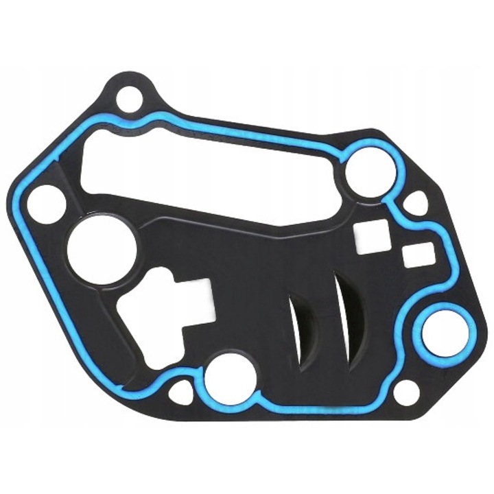 Olajszűrőház tömítés, ELRING, 627.522, Fekete/Kék