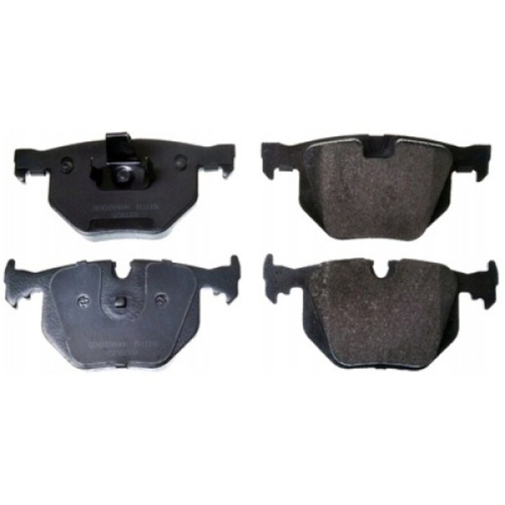 Fékbetét készlet, Denckermann, B111106, Fekete